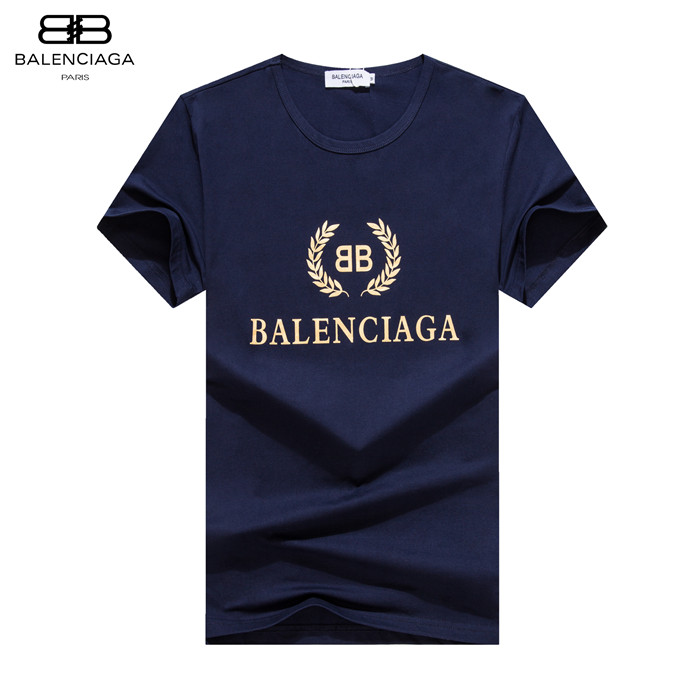 Balenciaga #755175-1 T-Shirts Short Sleeved O-Neck For Men - balenciaga.to
