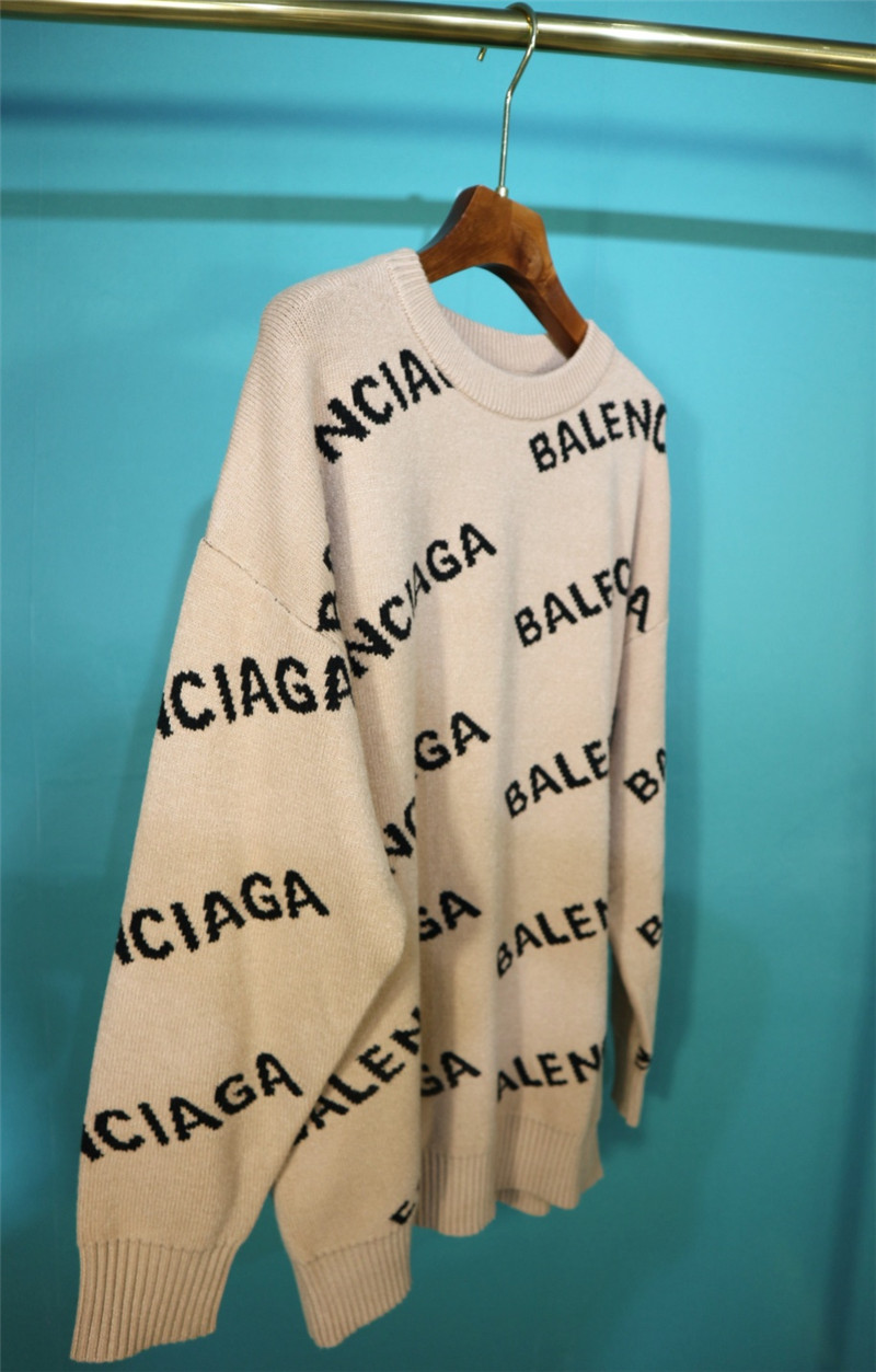 Balenciaga #784267-1 Sweaters Long Sleeved O-Neck For Unisex ...